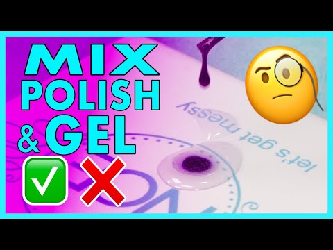 Is This TIKTOK TREND Safe? Suzie Tests Mixing Nail Polish With Gel