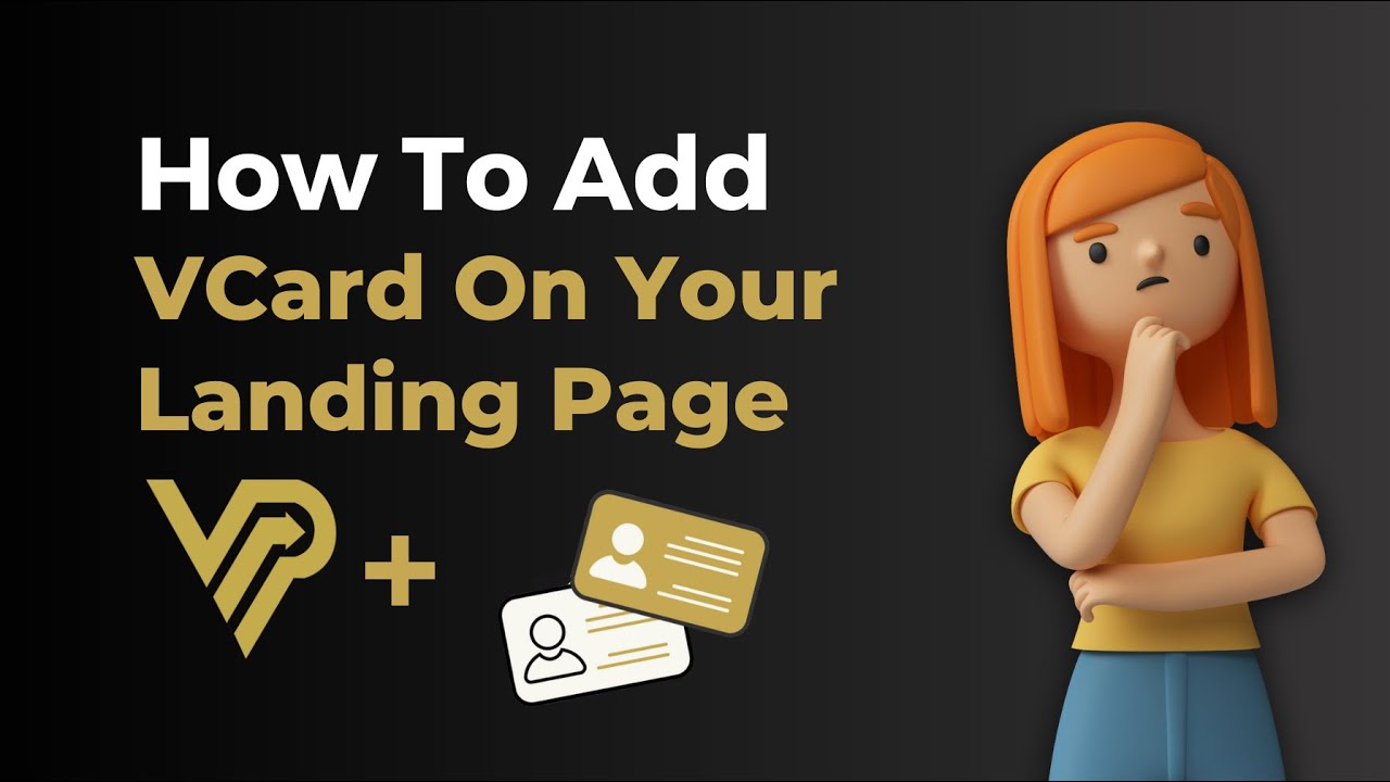 How To Add Vcard On Your Landing Page