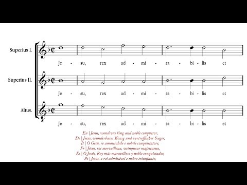 Palestrina | Jesu, rex admirabilis [á 3; The Monteverdi Choir]