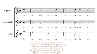 Palestrina | Jesu, rex admirabilis [á 3; The Monteverdi Choir]