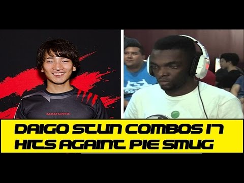 Daigo Umehara, Evil Ryu 17 hits combo with a stun against Pie Smug