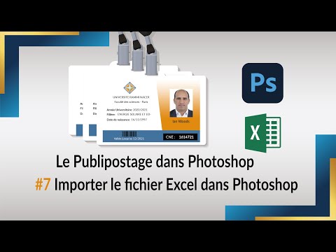 Le Publipostage dans Photoshop 1 Introduction