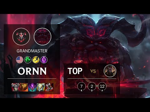 Ornn Top vs Kled - NA Grandmaster Patch 11.3