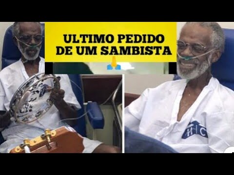 Idoso com câncer faz último pedido e ganha roda de samba no hospital depois de meses internado