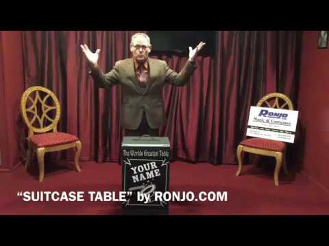Suitcase Table - Magic from Ronjo.com