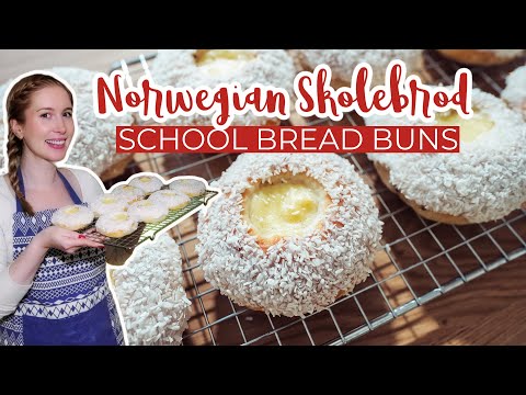 Skolebrød Recipe (Norwegian School Bread Buns)
