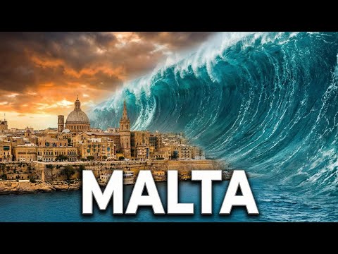 Malta Tsunami Simulation (AI FICTIONAL) | Biggest Waves Ever Hit Valletta & Sliema