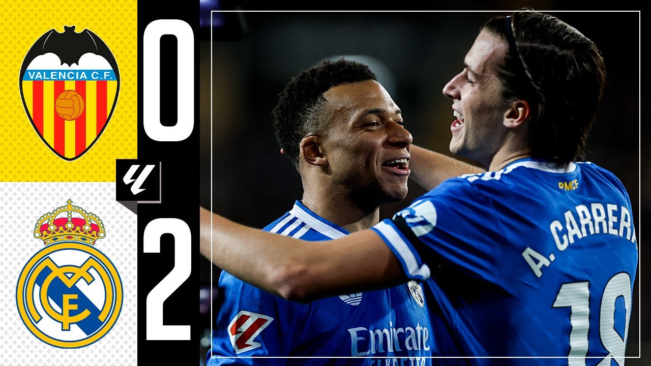 2월 09일 발렌시아 VS 레알 마드리드 CF 하이라이트