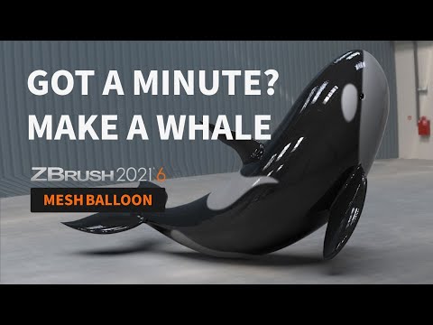 ZBrush 2021.6 Mesh Balloon - Watch the Full Presentation in the Description