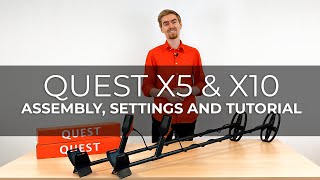 Quest X10 Pro Metalldetektor + Xpointer Land