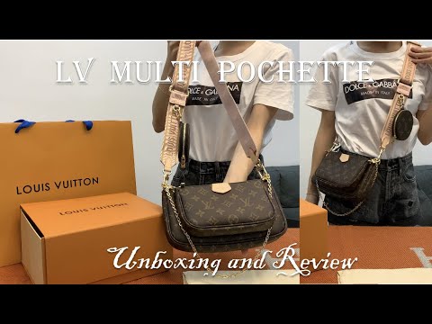 *STUNNING!* Louis Vuitton LV Multi Pochette Accessories in Pink First Impressions M44840|*MUST WATCH