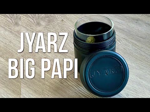 Jyarz Big Papi Flower Storage Container - Product Demo | GWNVC's Vaporizer Reviews