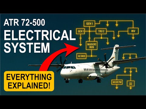 Understanding EVERYTHING About The Electrical System In The ATR 72 500 Aircraft