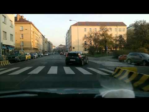 Timelapse driving in Prague
