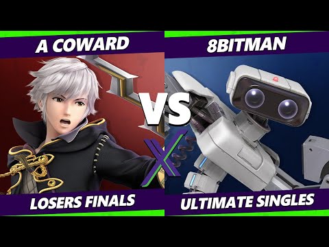 S@X 381 Online Losers Finals - 8BitMan (ROB) Vs. A Coward (Robin) Smash Ultimate - SSBU