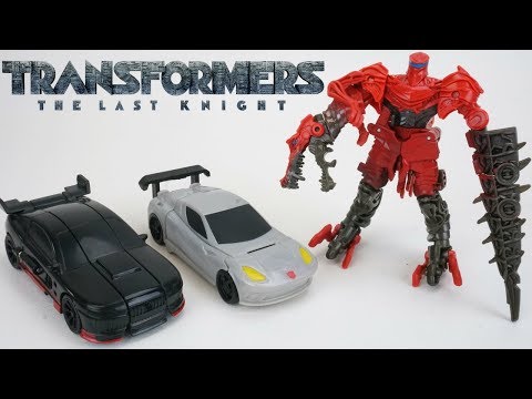 Transformers The Last Knight One Step Turbo Changers Scorn Cogman Autobot Drift Cyberfire with Drago