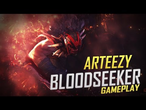 Arteezy playing Bloodseeker (Gameplay)