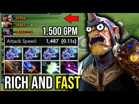 RICH AND FAST..!! 1.500 GMP + 1.487 ATTACK SPEED ALCHEMIST 4x Moon Shard by Bulldog 7.21d | Dota 2