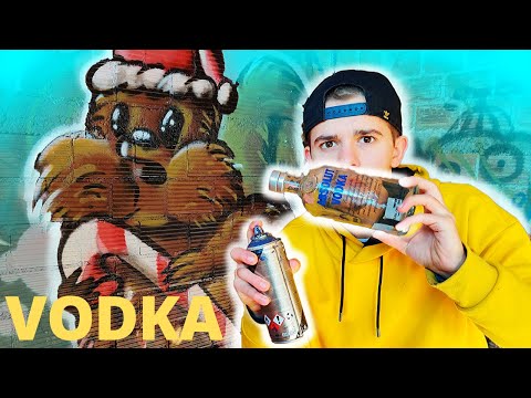Mural Art DRUNK CHALLENGE ! 🎨🥃 ( BLACKED OUT !!  )-  1 Shot Every 10 Minutes