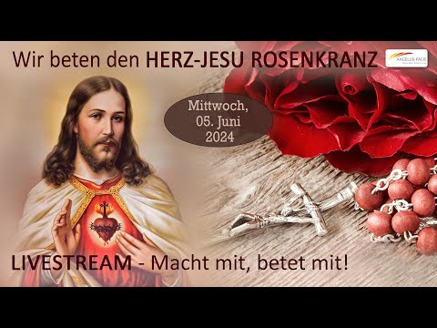 Wir beten mit Ihnen den "Herz-Jesu-Rosenkranz" zur Wiedergutmachung und für den Frieden.