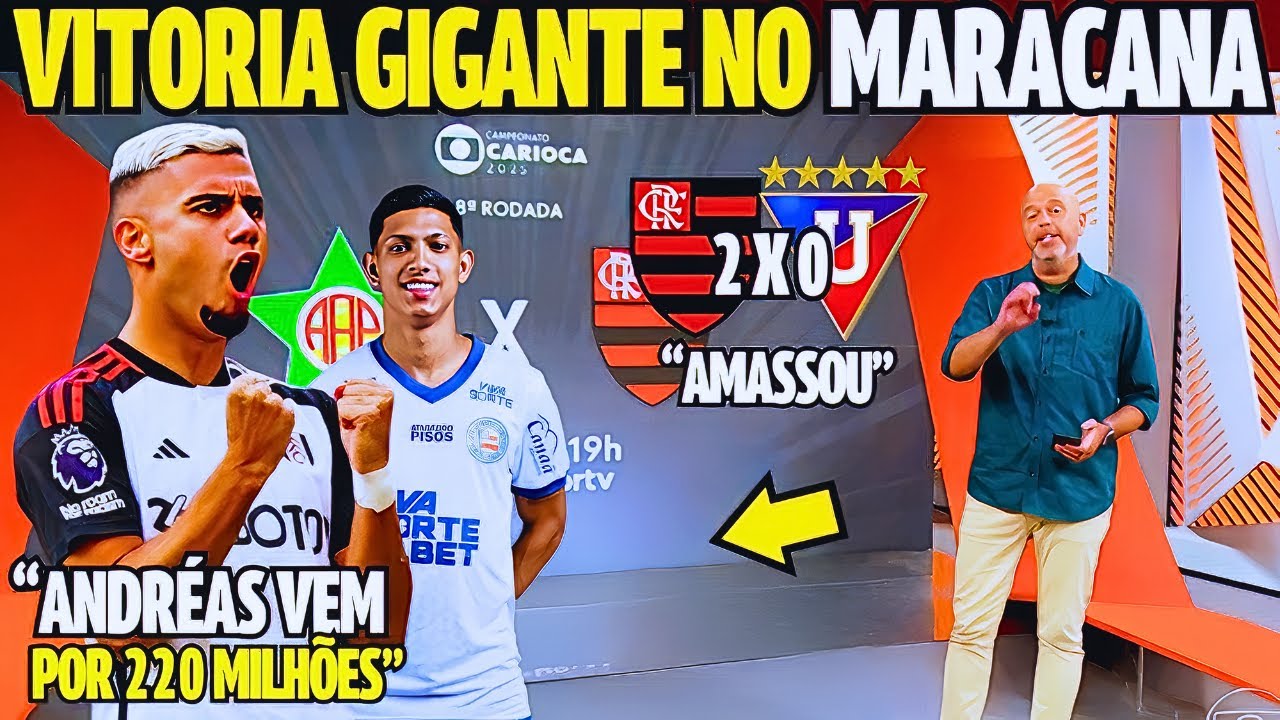 GLOBO ESPORTE RJ 16/05! ANDRÉAS PEREIRA FECHADO POR 220 MILHÕES! VITORIA! NOTICIAS DO FLAMENGO HOJE!