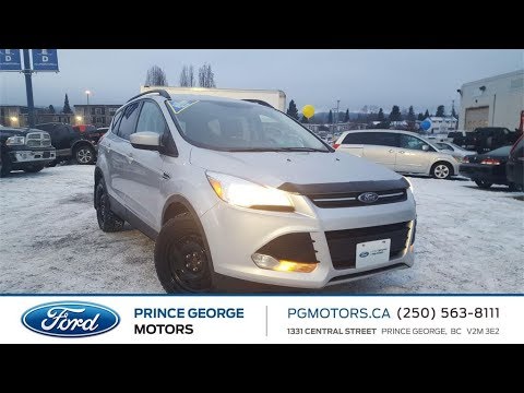 Silver 2014 Ford Escape 4WD 4dr SE Review Prince George British Columbia - Prince George Motors