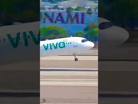 Viva Aerobus A321 rotates out of 26R at Las Vegas Harry Reid International Airport