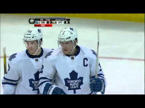 Phaneuf 3-0 Goal vs. Senators - March/17/2012