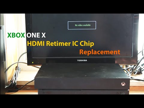 Xbox One X HDMI Retimer IC chip Replacement.
