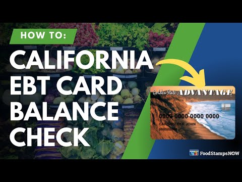 California Ebt Balance