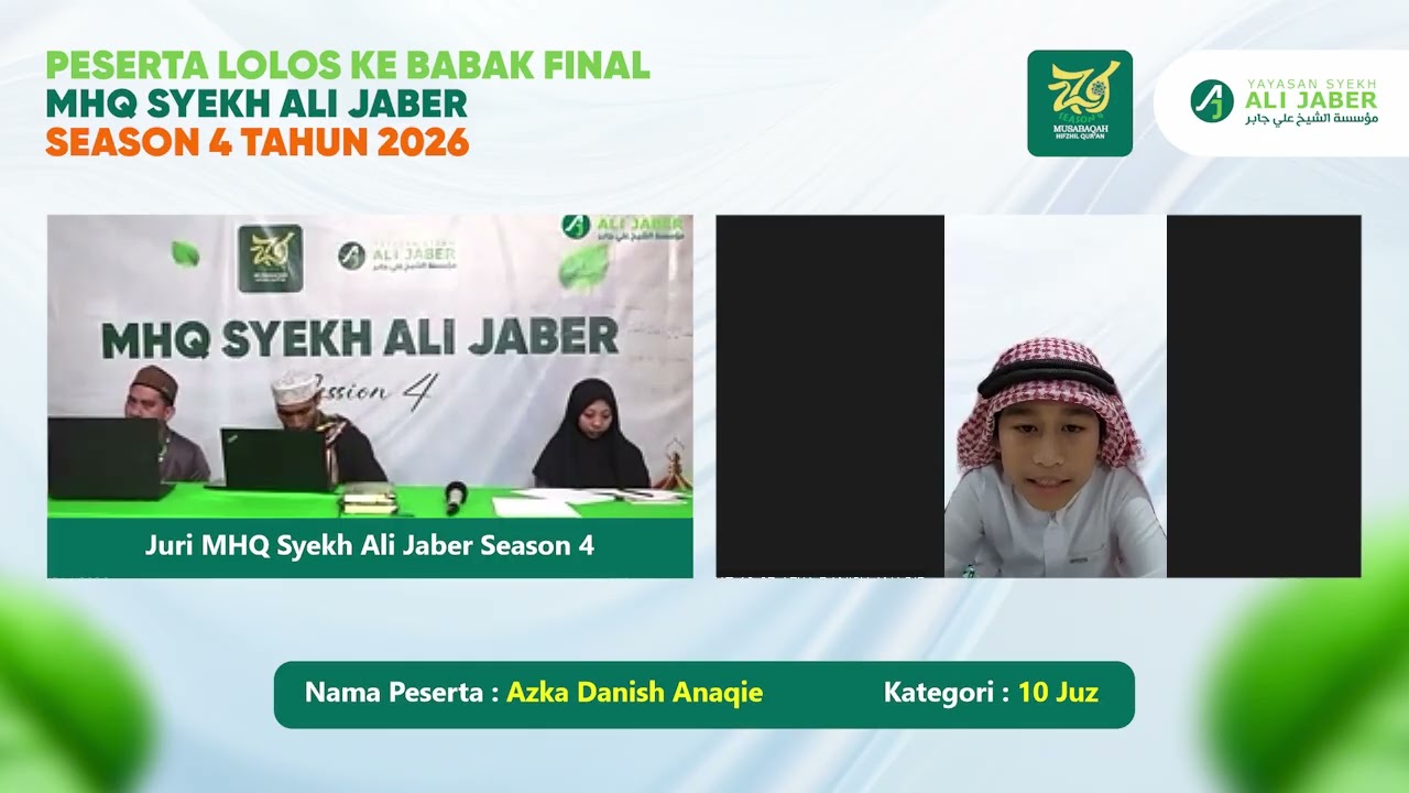 LOLOS FINAL KATEGORI 10 JUZ MHQ SEOSON 4!! // AZKA DANIS ANAQIE