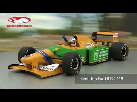 Minichamps 1:18 Michael Schumacher Benetton B192 #19 4th