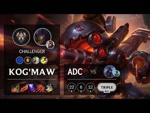 Kog'Maw ADC vs Aphelios - EUNE Challenger Patch 10.6