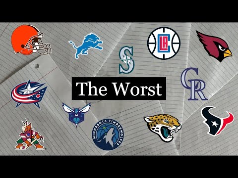 Searching For the Worst American Sports Team