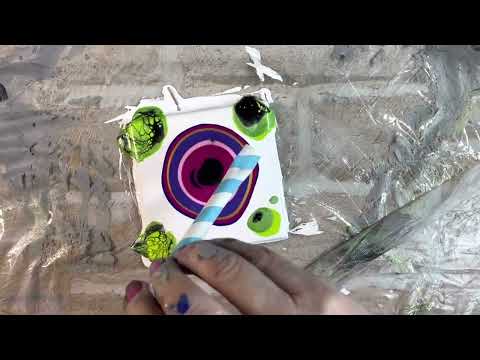 #154 HOW to CREATE a BEAUTIFUL, SIMPLE BLOOM the EASY WAY. Fluid Art Tutorial.