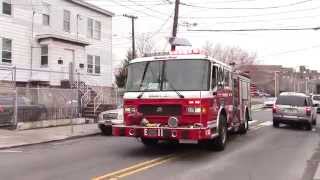 preview picture of video 'Jersey City, NJ Engine 11 responding with Q siren 4-10-15'
