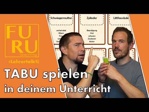 Eigenes TABU erstellen und in deinem Unterricht spielen!#FURULehrertalk