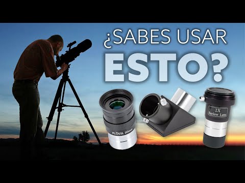 ¿Sabes UTILIZAR todas las LENTES de tu TELESCOPIO 🔭?