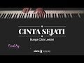 Cinta Sejati (Female Key) Bunga Citra Lestari (Karaoke Piano Cover)