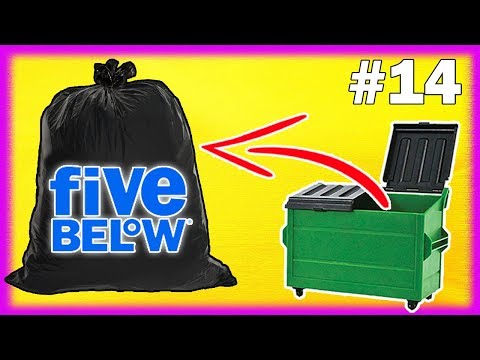 Five Below Dumpster Diving Haul 2018 GIANT Bag! Night 14