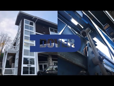 Unique Telescoping Dover Impulse Hydraulic Scenic Elevator-Shops At Lake Natoma-Folsom, CA