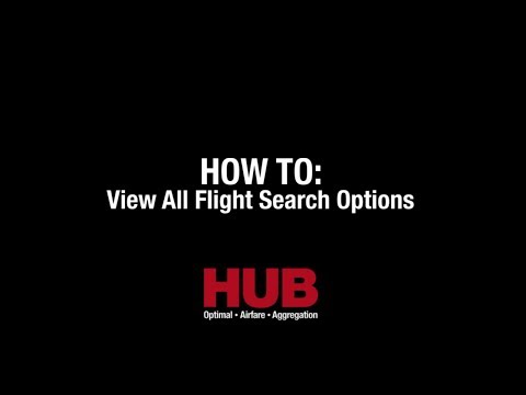 How To: View All Flight Search Options | HubFares