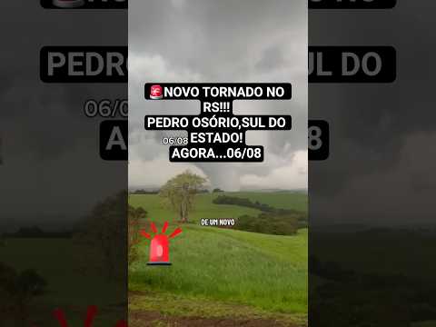 MAIS UM TORNADO NO RS. 06/08 #tornado #tempestade #noticias #tempo #shorts