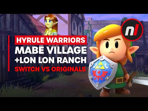 Mabe Village & Lon Lon Ranch Appear In Hyrule Warriors: Age of Calamity! (Comparison)