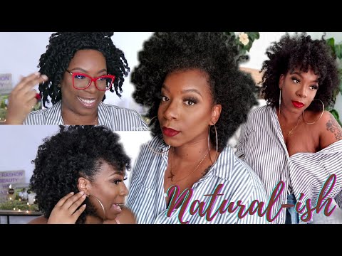 HIGH QUALITY 😱 Natural Hair DUPE 🤯 Very Detailed FINGERCOMBER Synthetic Wig Install & Review