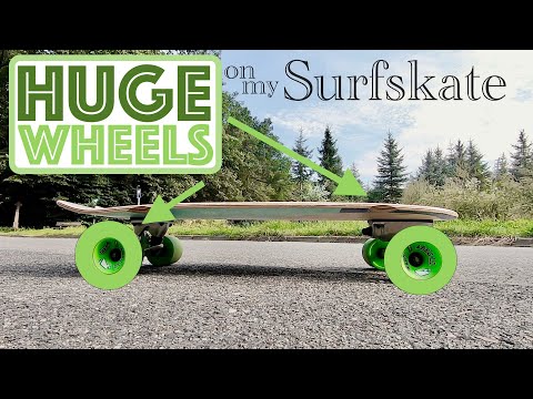 Surfskate review #4 / Slide Swallow with big 75mm wheels from a Longboard