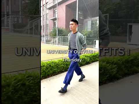 【目白大学】大学生の通学コーデってこんな感じだよ😌UNIVERSITY OUTFITS! #大学生コーデ #ootd #lookbook #shorts