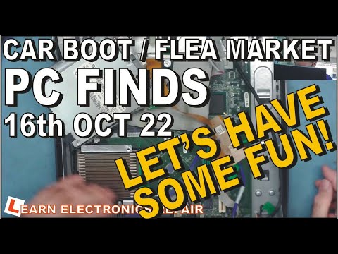 Learn Electronics Repair 6 CAR BOOTY 22 MARCH 2021