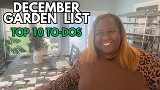 The Gardener's December To Do List (Top 10 Things )