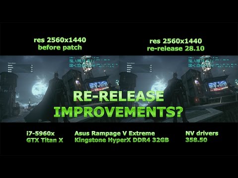 arkham knight update video drivers arkham knight update video drivers